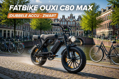 (KONINGS KORTING) OUXI C80 MAX Fatbike – Dubbele Accu, Maximale Actieradius, Ultieme Kracht